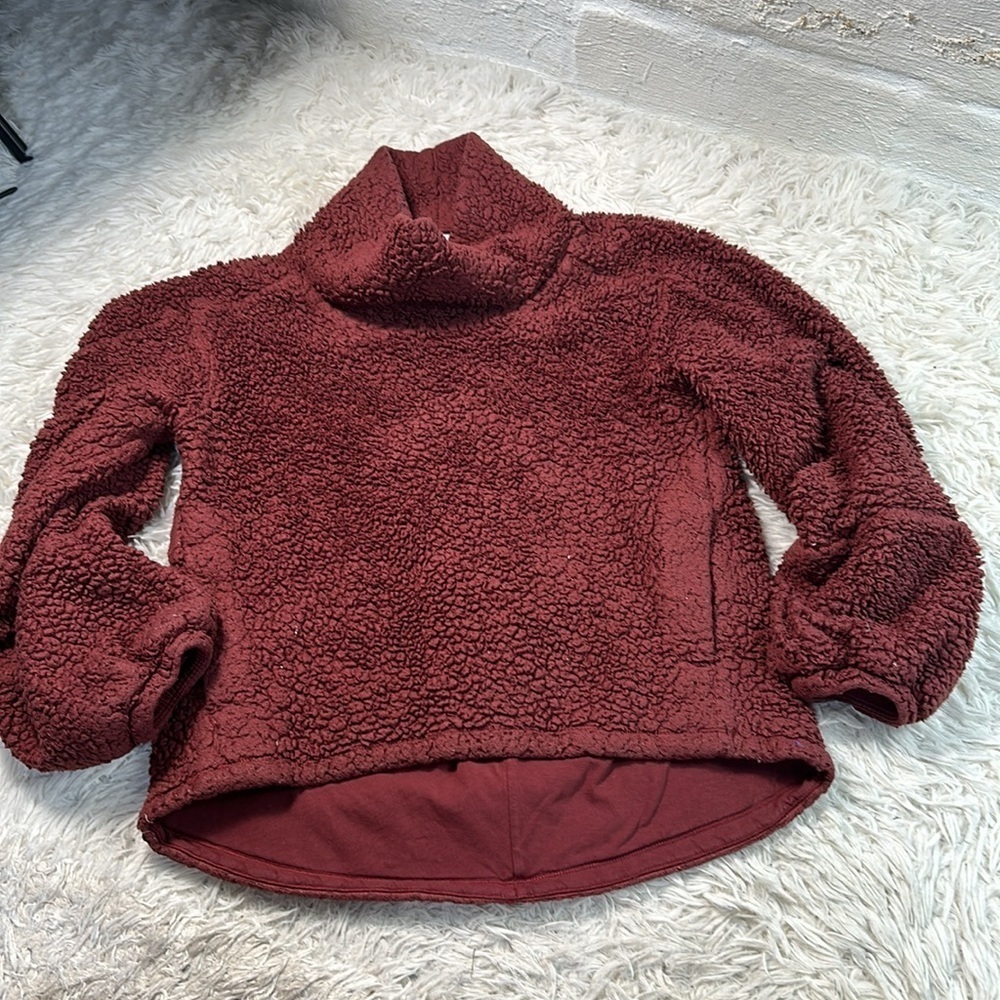Lululemon Warm Restore Sherpa Pullover Savannah